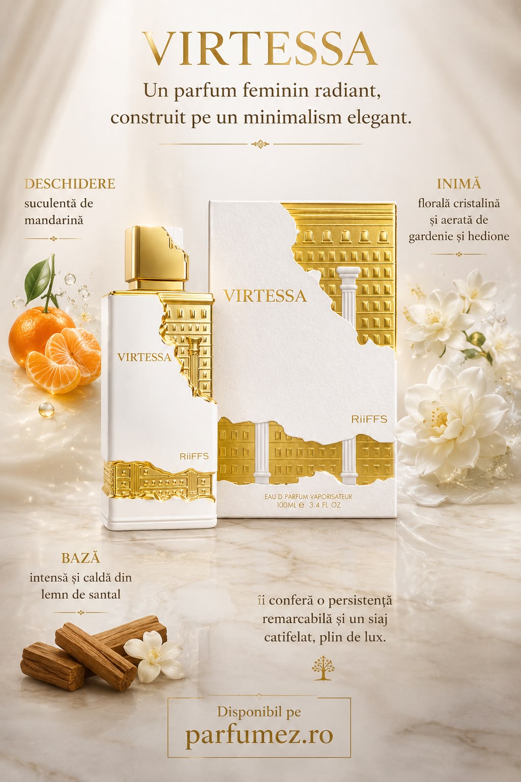 RIIFFS Virtessa 100ml – Apă de Parfum Feminin