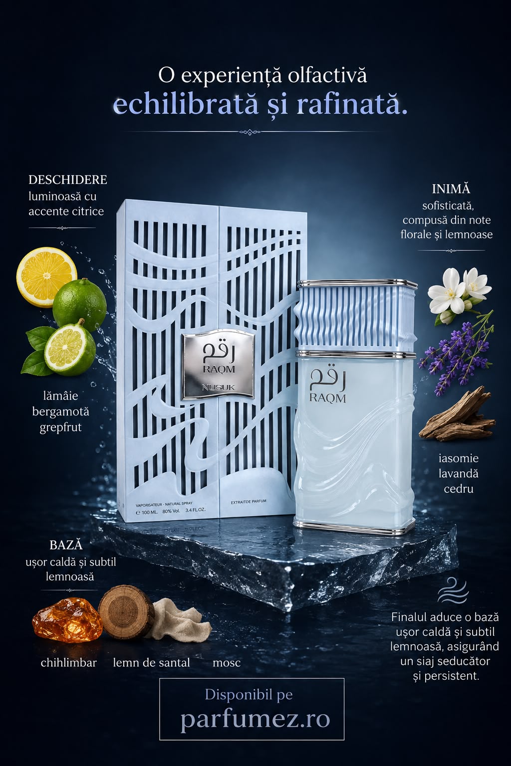 Nusuk Raqm – Apă de Parfum Unisex 100ml