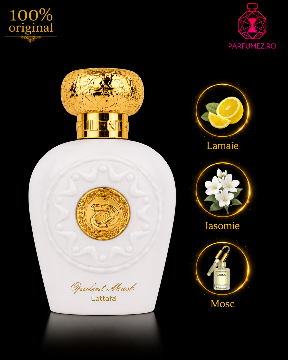 Lattafa Opulent Musk – Apă de Parfum 100ml