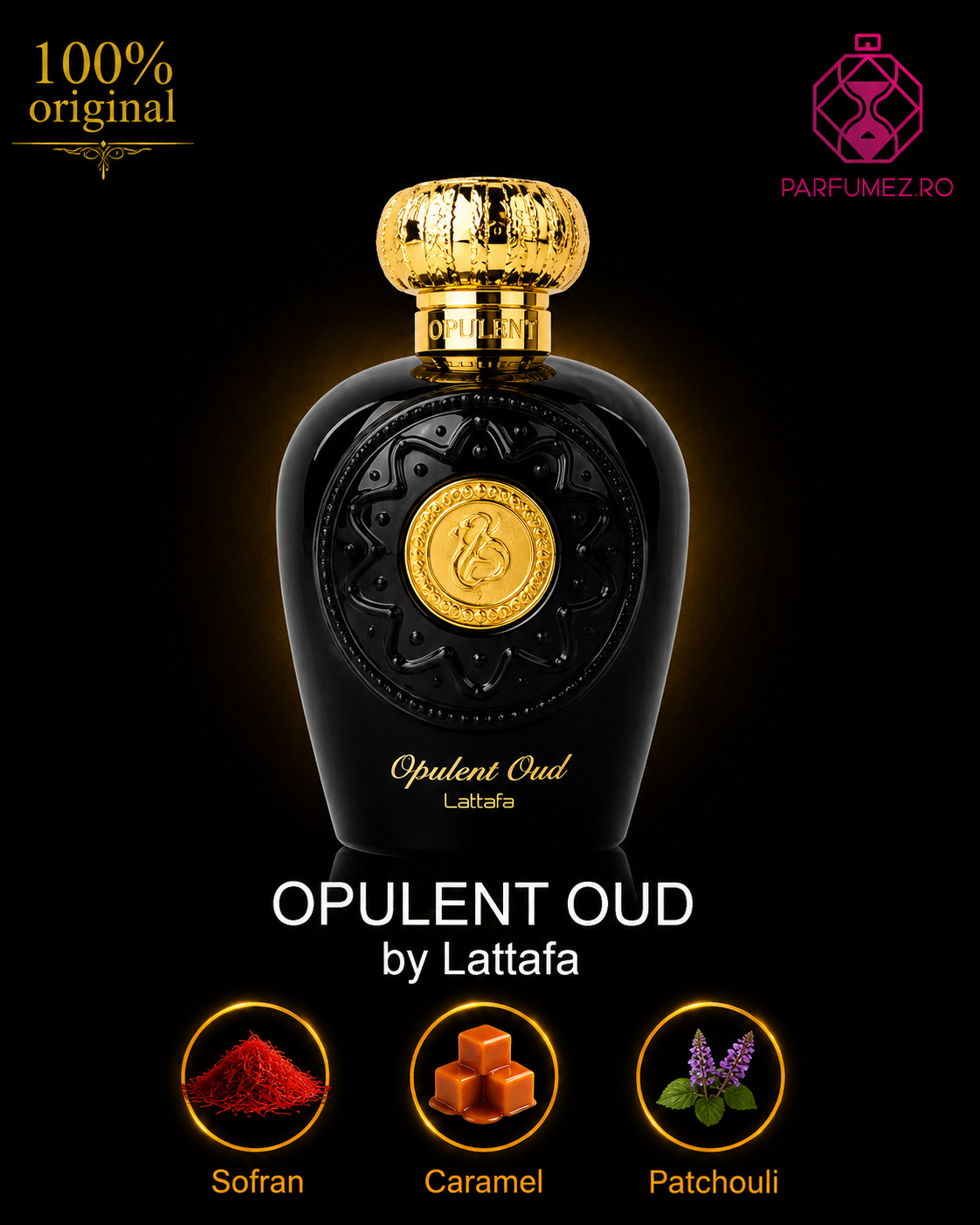 Apa de Parfum, Lattafa Opulent Oud 100ml, Barbat
