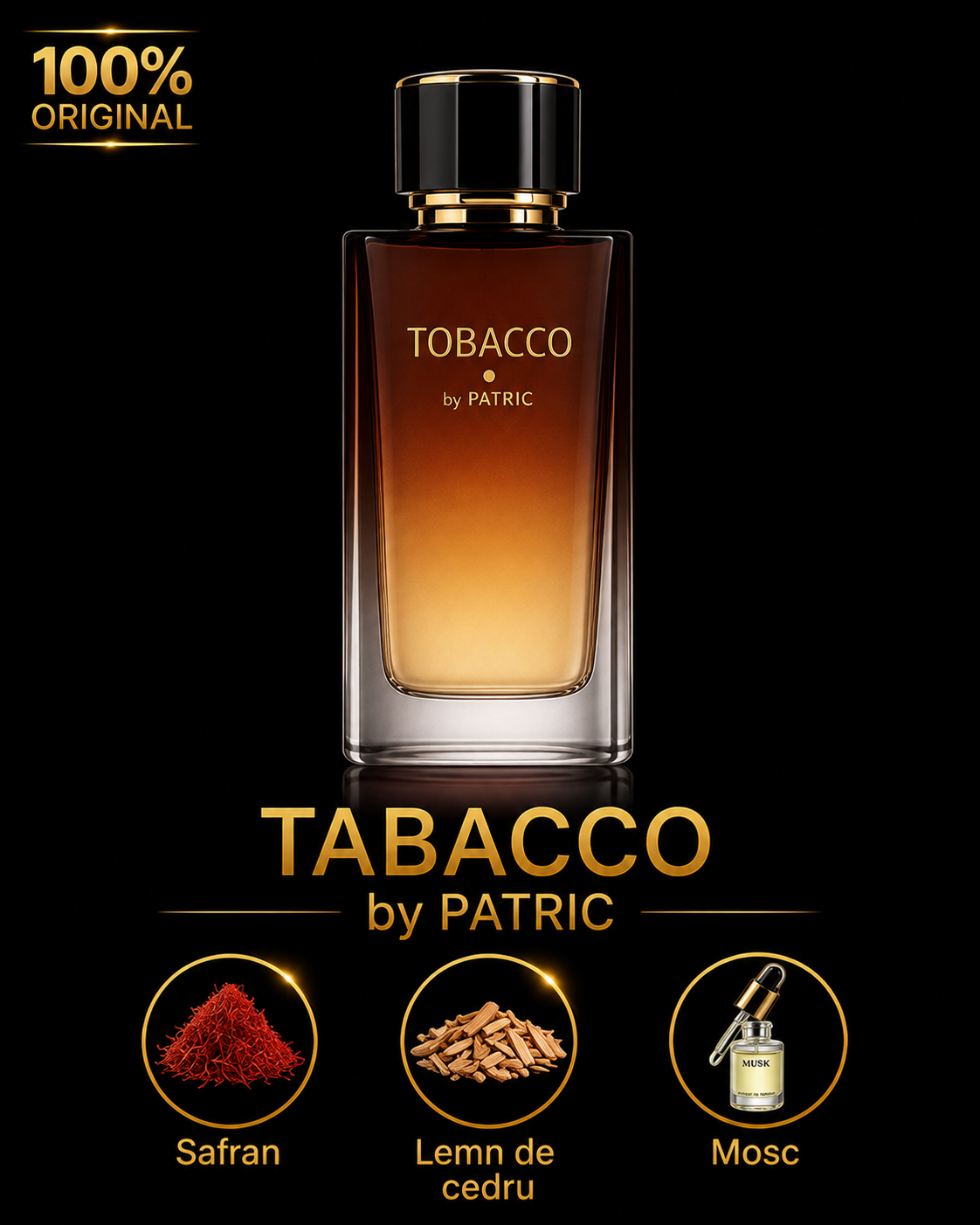 Tobacco by Patric, apa de parfum, 100 ml, Unisex