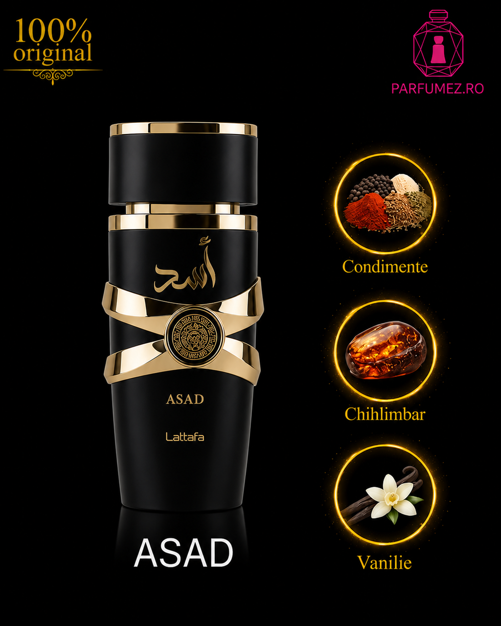 Apă de parfum Lattafa Asad 100 ml pentru bărbați