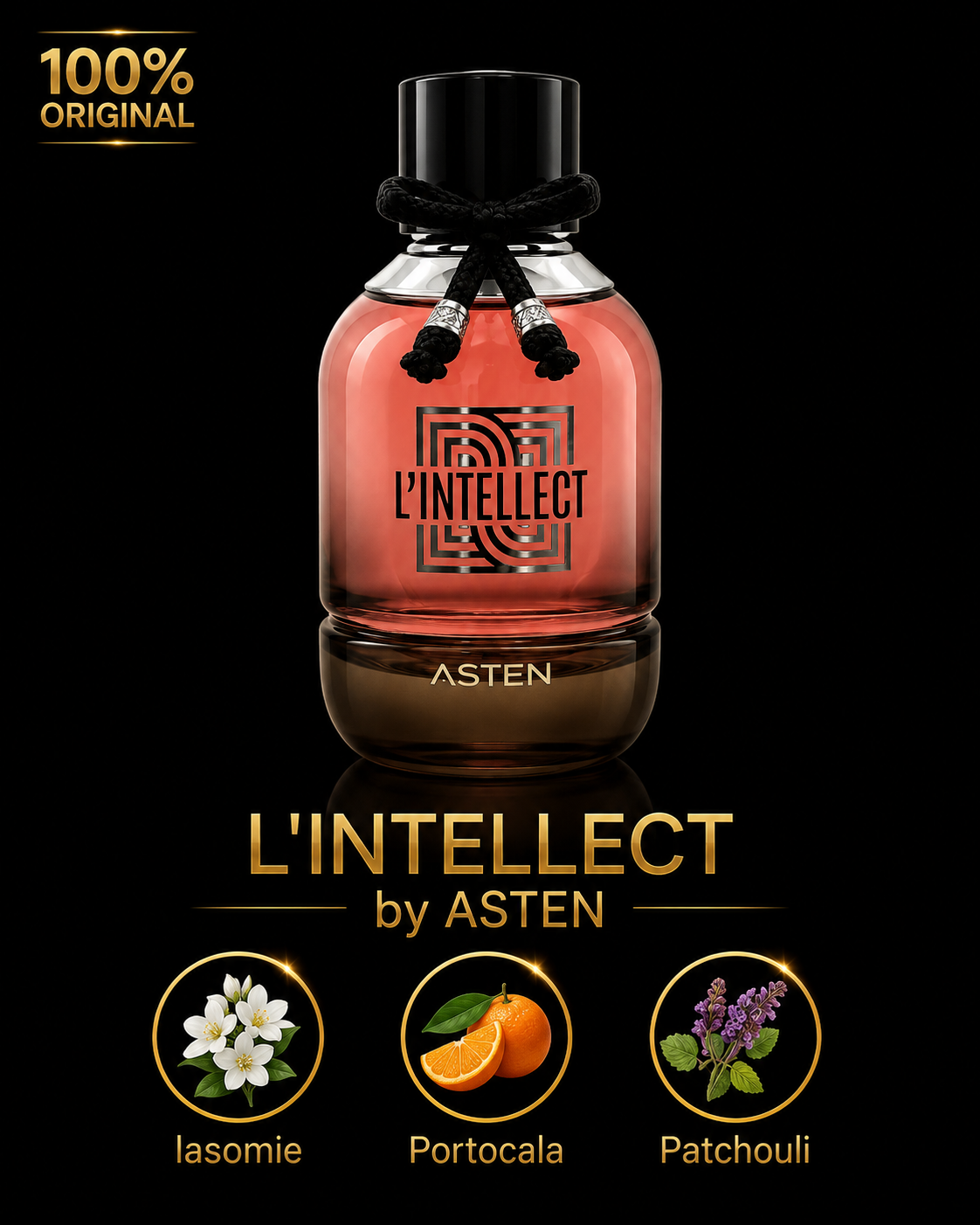 Apă de parfum Asten, L'Intellect, femei, 100ml - Original Dubai