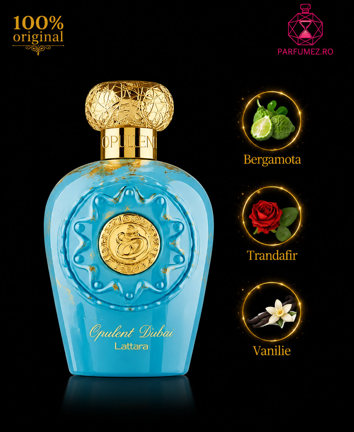 Lattafa Opulent Dubai – Apă de Parfum 100ml Unisex | Parfumez.ro