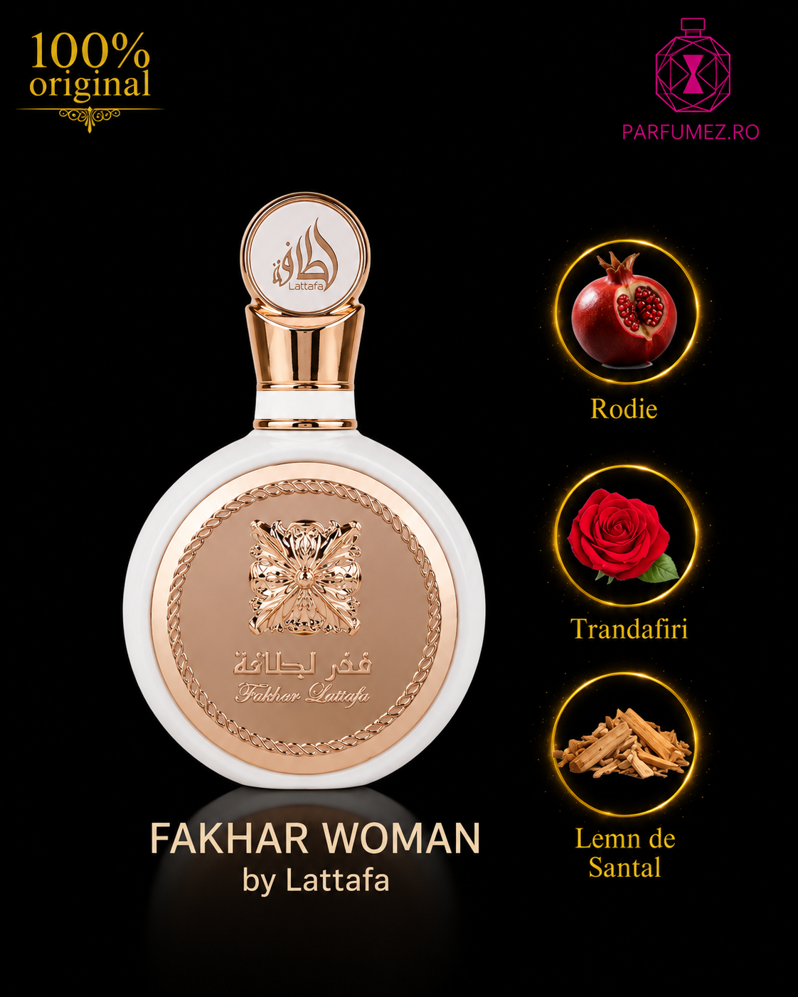 Apa de Parfum, Lattafa Fakhar Rose Femme, 100ml