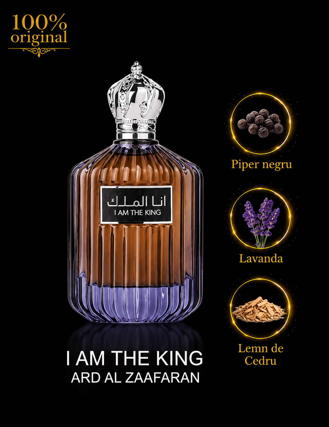 Ard Al Zaafaran The King, apa de parfum, de barbat, 100 ml, parfum arabesc