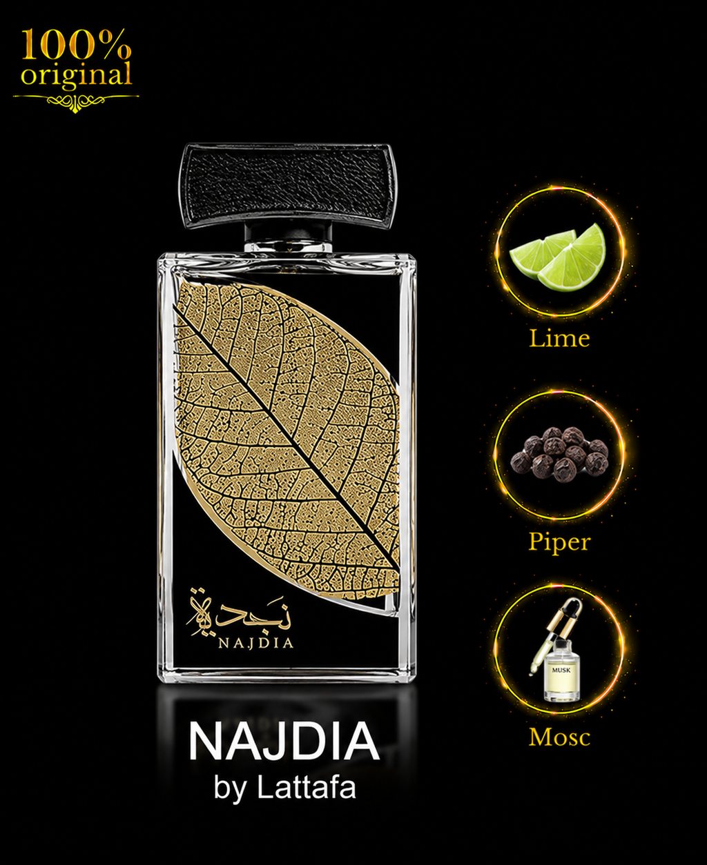 Apă de parfum Lattafa Najdia 100 ml pentru bărbați