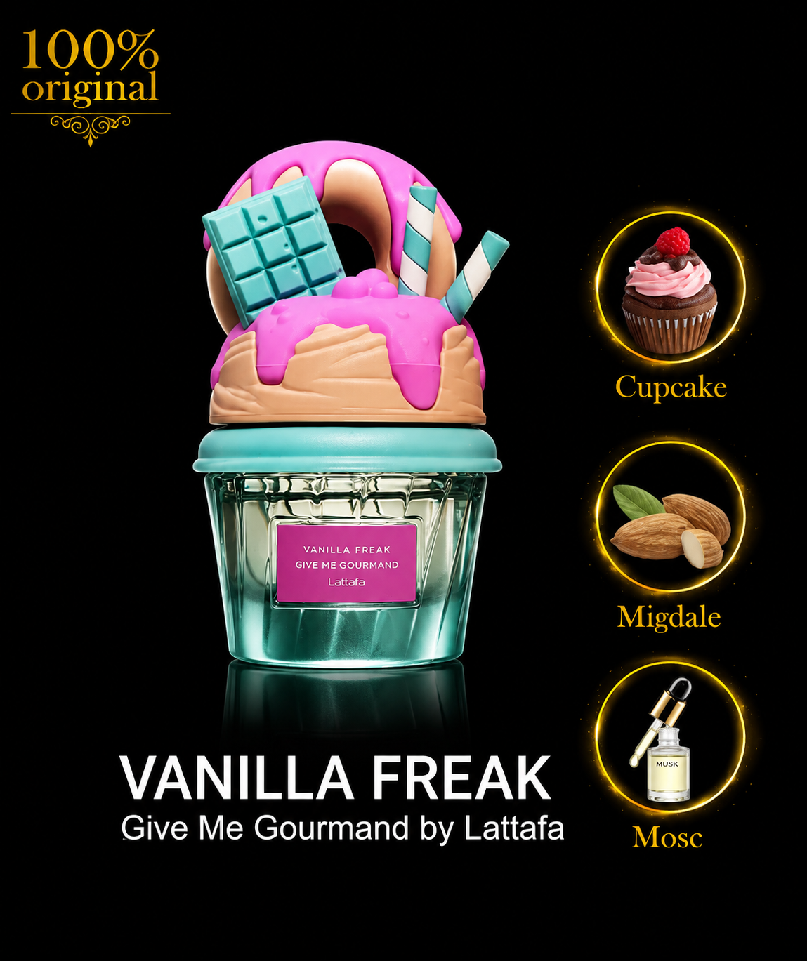 Lattafa Vanilla Freak Give Me Gourmand – Apă de Parfum 75ml