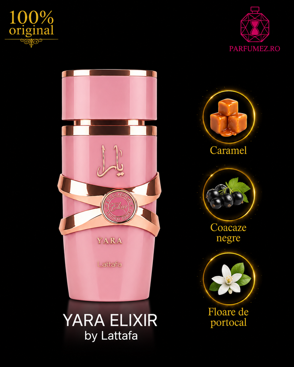 Lattafa Yara Elixir – Apă de Parfum 100ml | Parfum Femei Intens